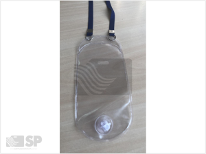 Porta Alcool Gel Personalizado SP  | Exemplo Espaço do Crachá | Exemplo 1