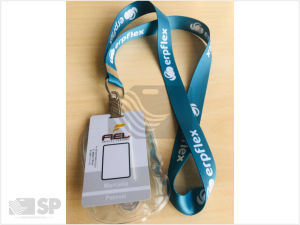 Porta Alcool Gel Personalizado SP  | Exemplo Espaço do Crachá | Exemplo 5